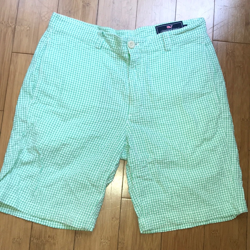 Vineyard Vines gingham shorts